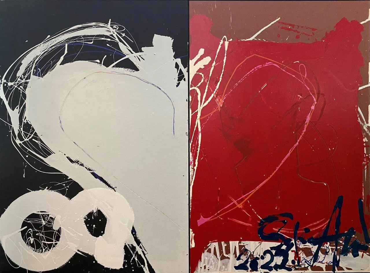 Coração muito grande, Sofia Areal, 2022, Mixed media on cardboard #256no