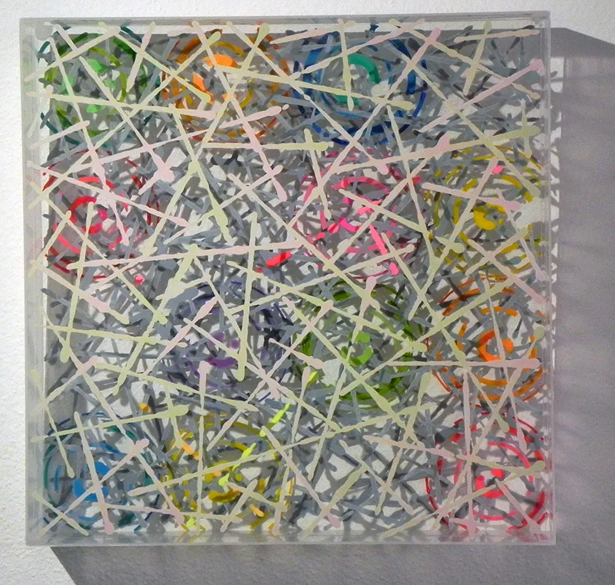 Relógio #2, Yury Darash, 2024, Painting on acrylic glass