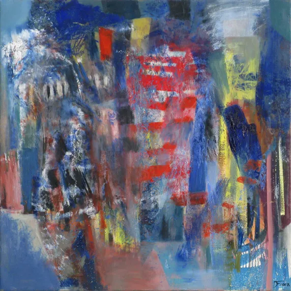 Continuous, Deolinda Fonseca, 2008, Oil on canvas