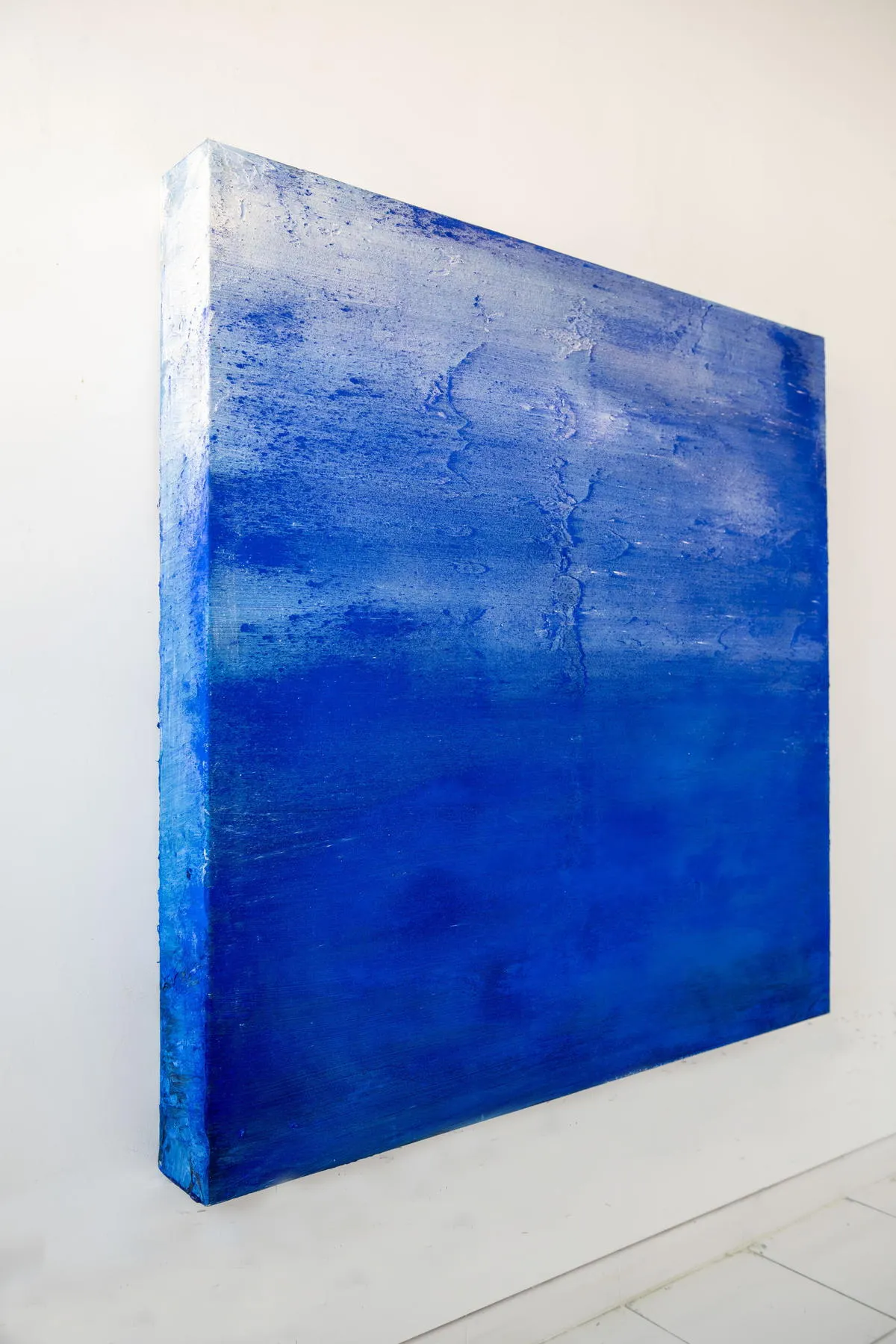 O Horizonte que vai além do Mar, Alberto Reguera, 2019, Mixed media on canvas
