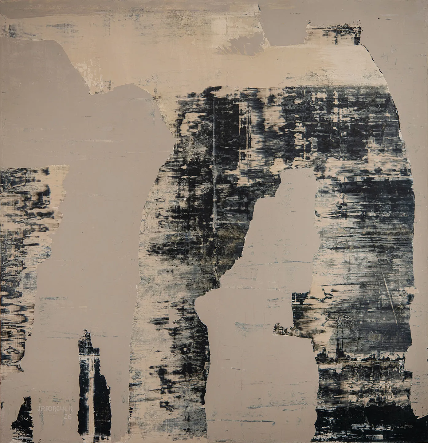 Série 1: Évanouissement, Jean Pierre Porcher, 2026, Acrylic on canvas
