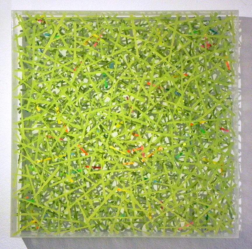 Pequeno Poema #1, Yury Darash, 2024, Painting on acrylic glass