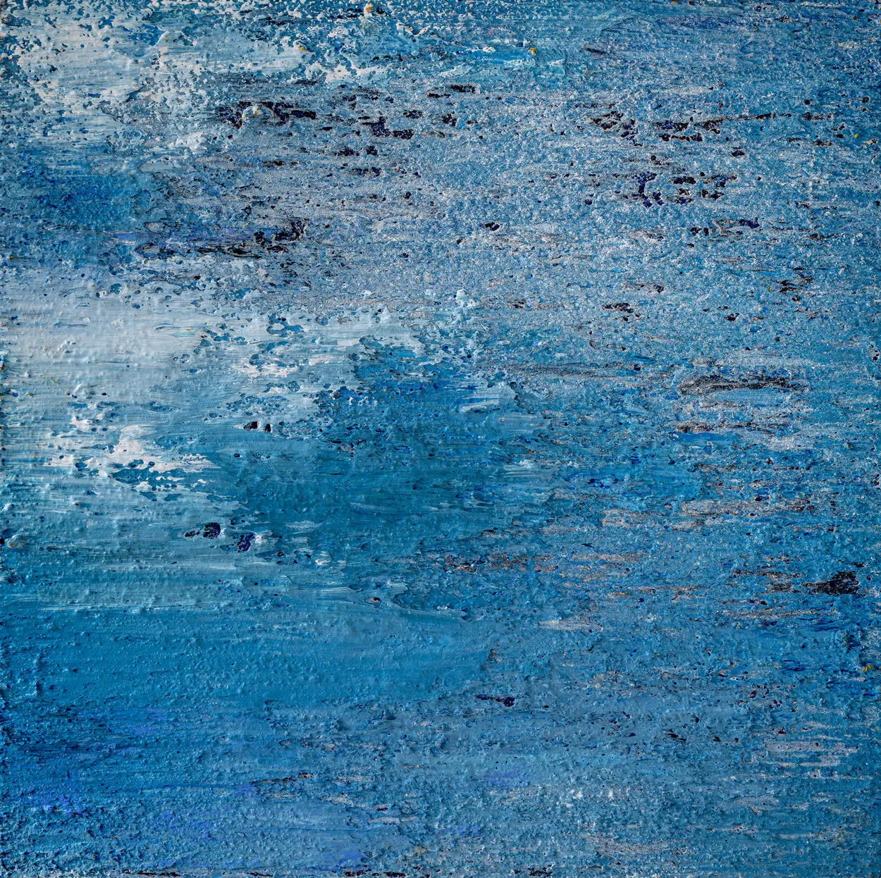 Remembering the painted skies of Barbizon, Alberto Reguera, 2017, Mixed media on canvas