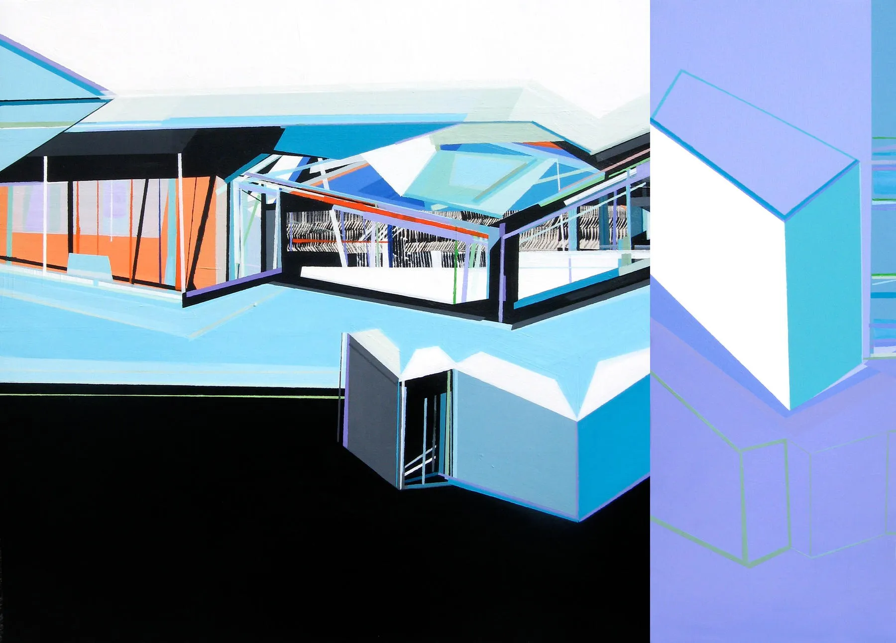 De uma forma muito clara #1, Ana Pais Oliveira, 2014, Acrylic on canvas