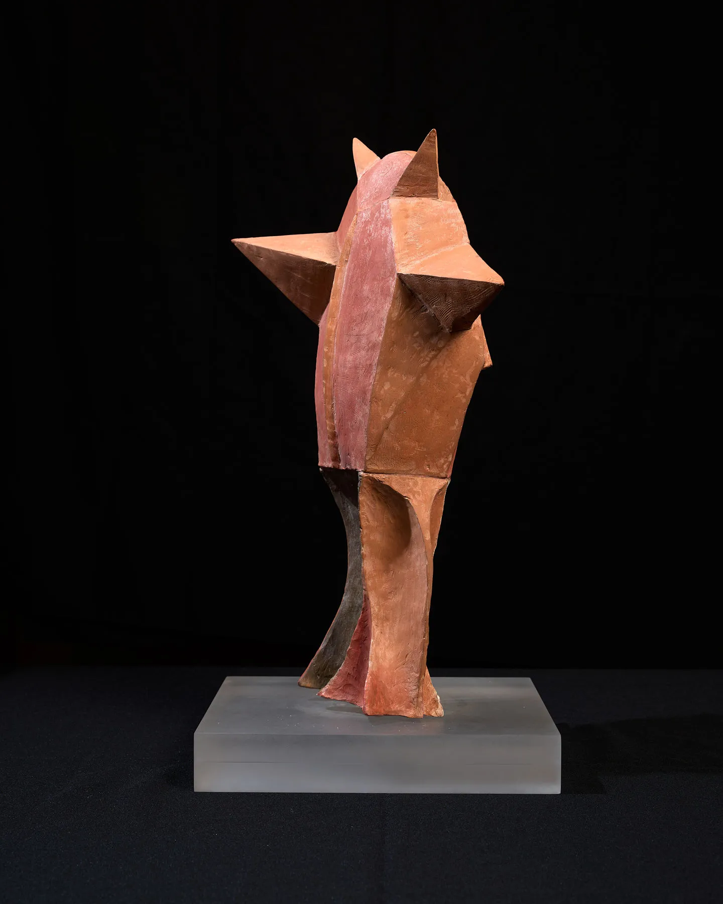 Untitled - (Gato). Escultª em, Jorge Vieira, Terracotta with engobes
