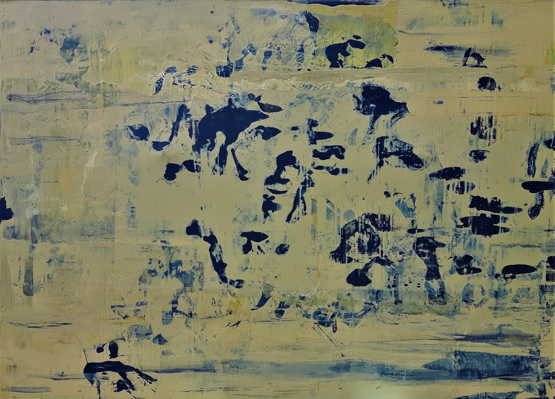 Canicule, Jean Pierre Porcher, 2020, Acrylic on canvas