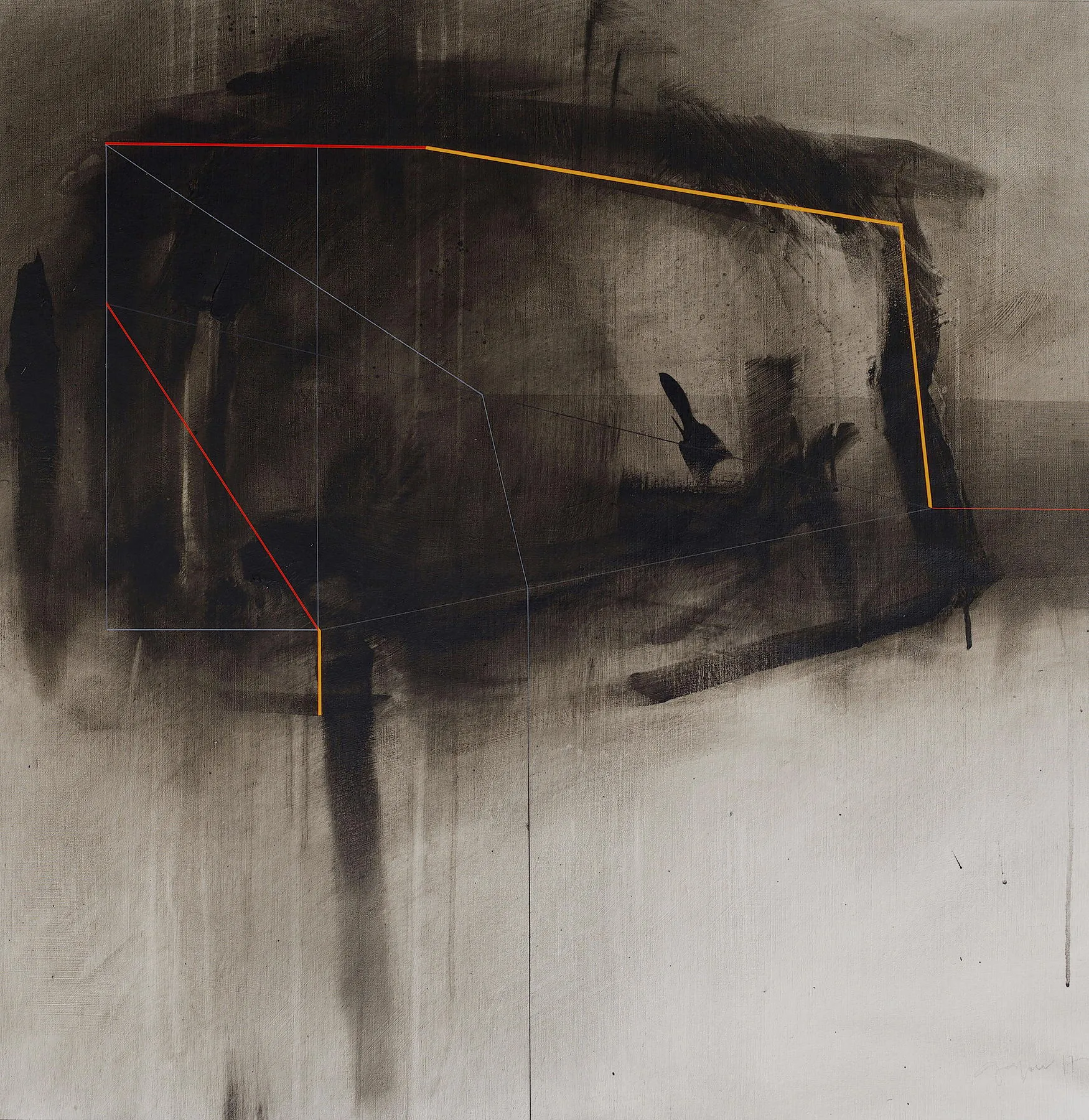 Separated Land #73, Fernando Gaspar, 2017, Acrylic on canvas