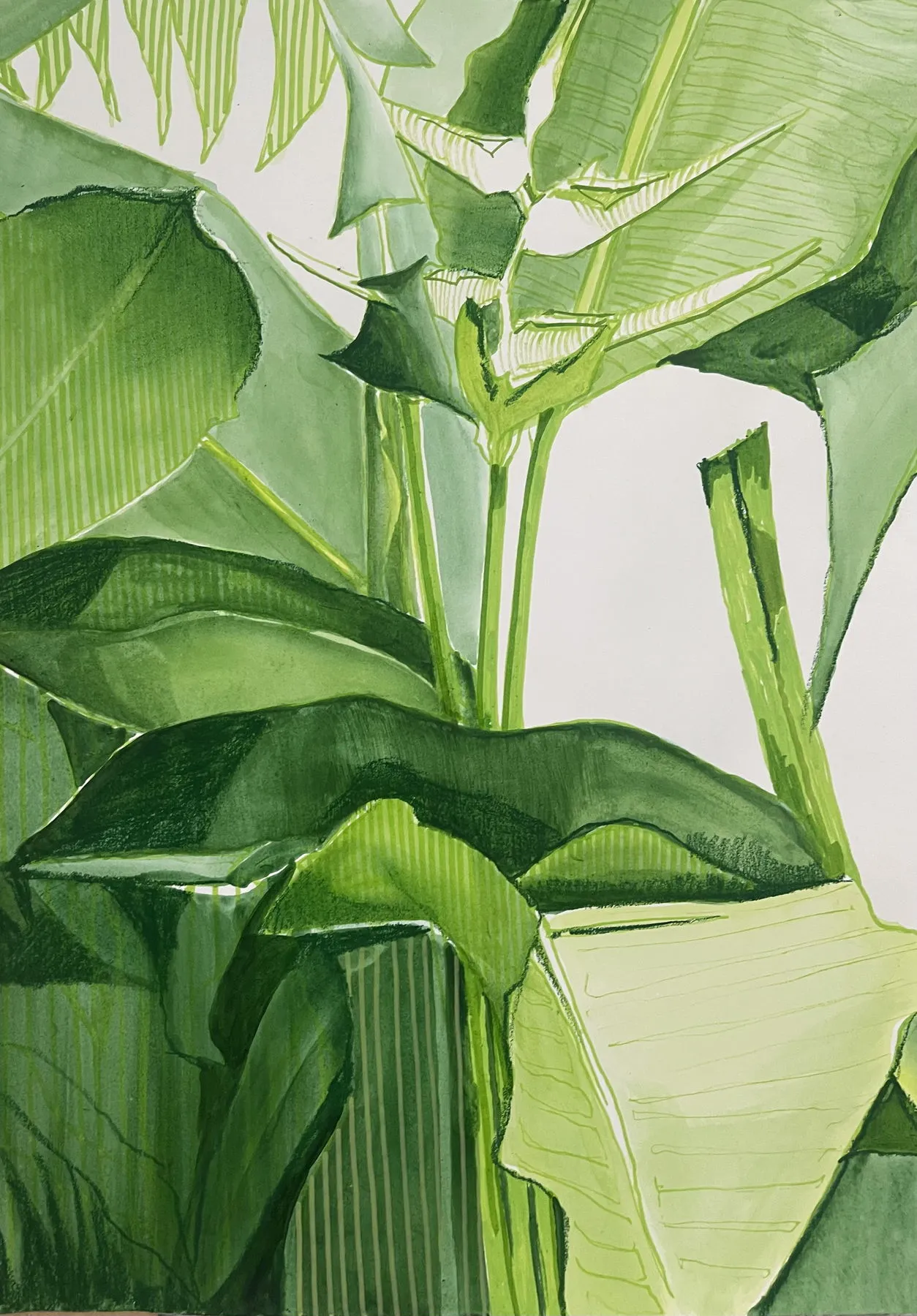Untitled (261-24), Stefanie Pullin, 2022, Mixed media on paper