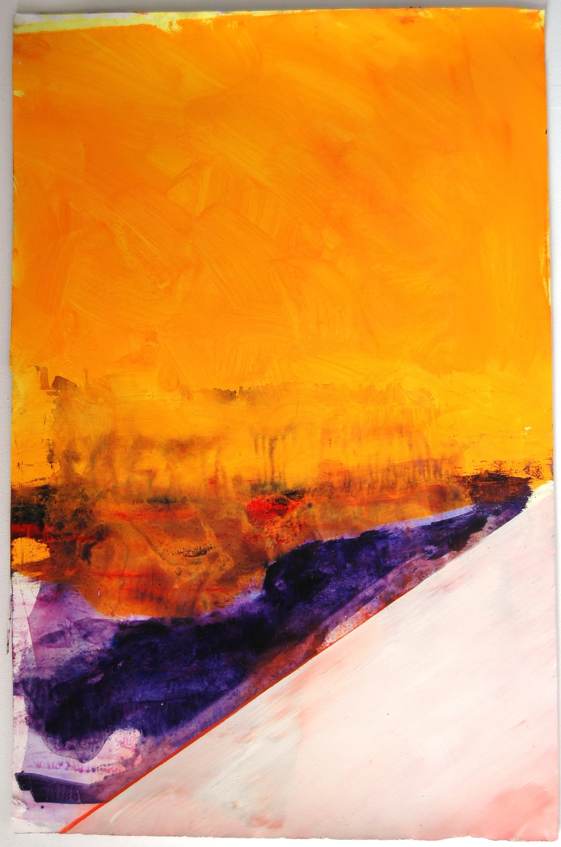 Película de Fósforo #3, Ana Sério, 2015, Oil and pastel on paper