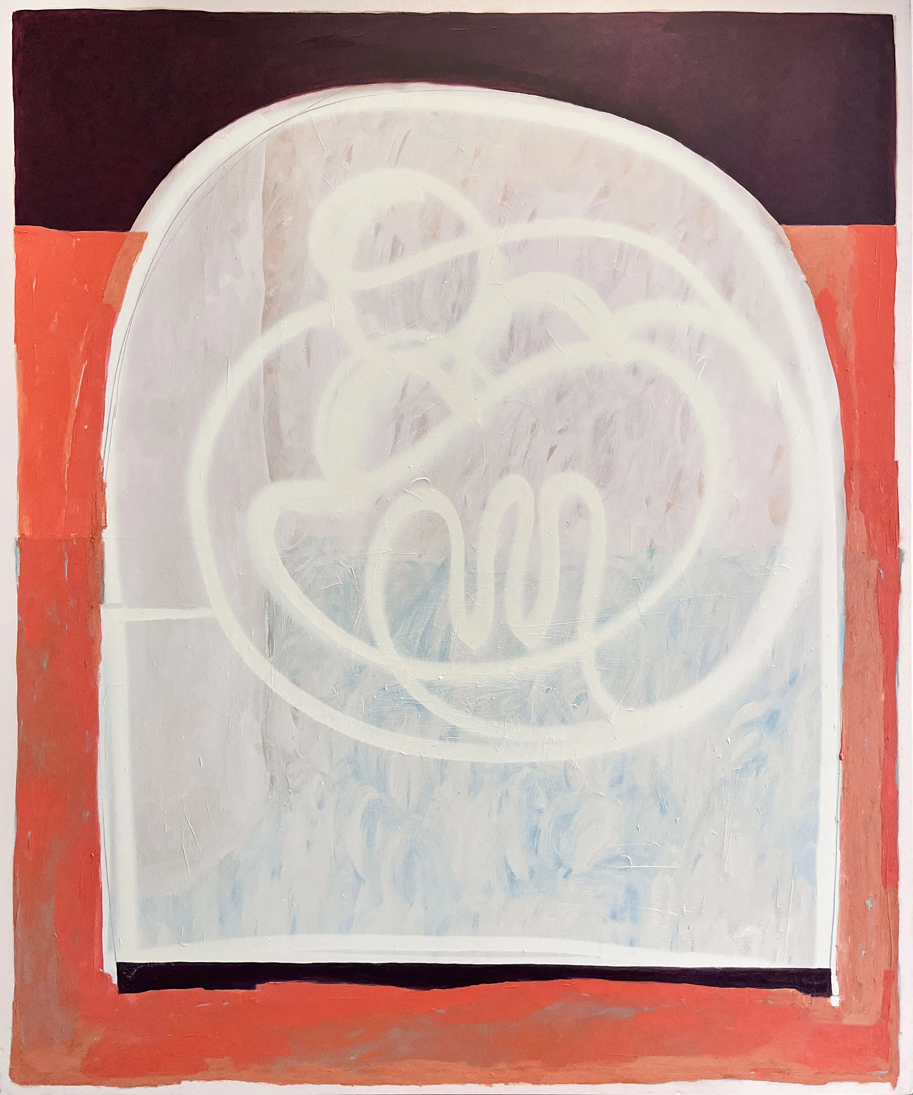 Mãe Intrínseca, Maria Saunders, 2023, Oil on canvas