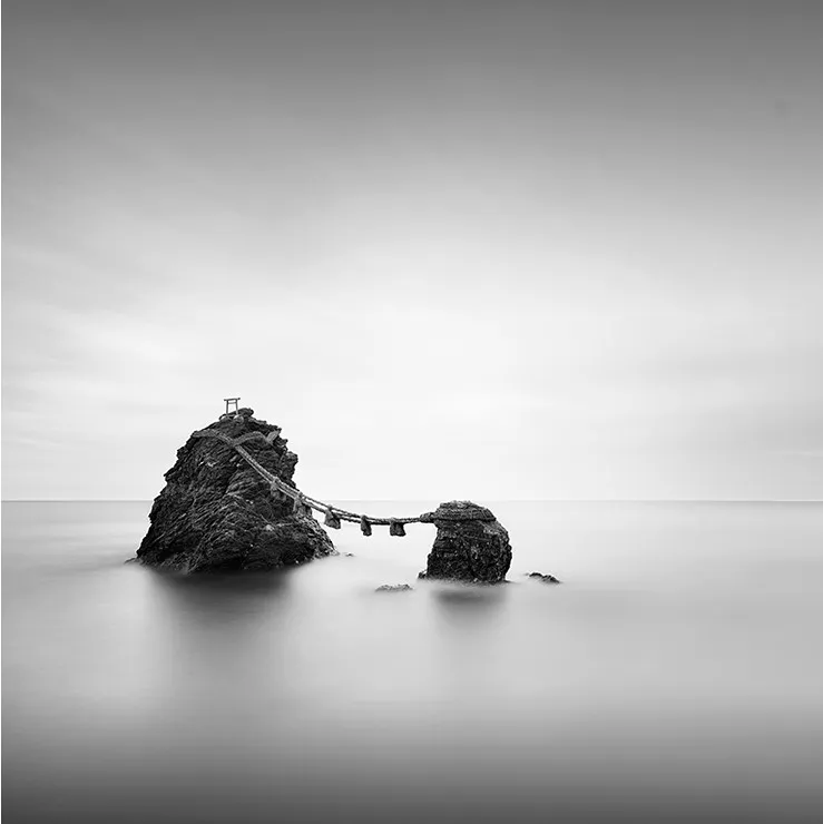 Meoto Iwa (The Wedded Rocks), Alexandre Manuel, 2014, Photograph on Diasec face
