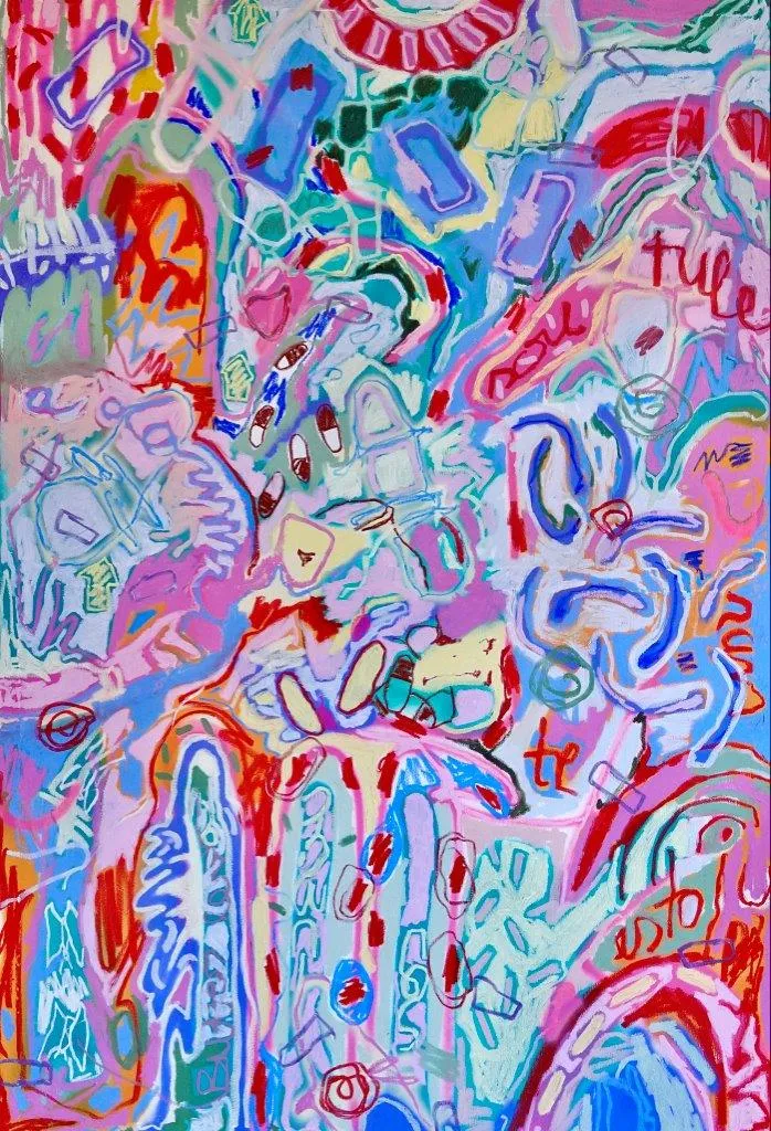Cria, Ana Malta, 2022, Mixed media on canvas