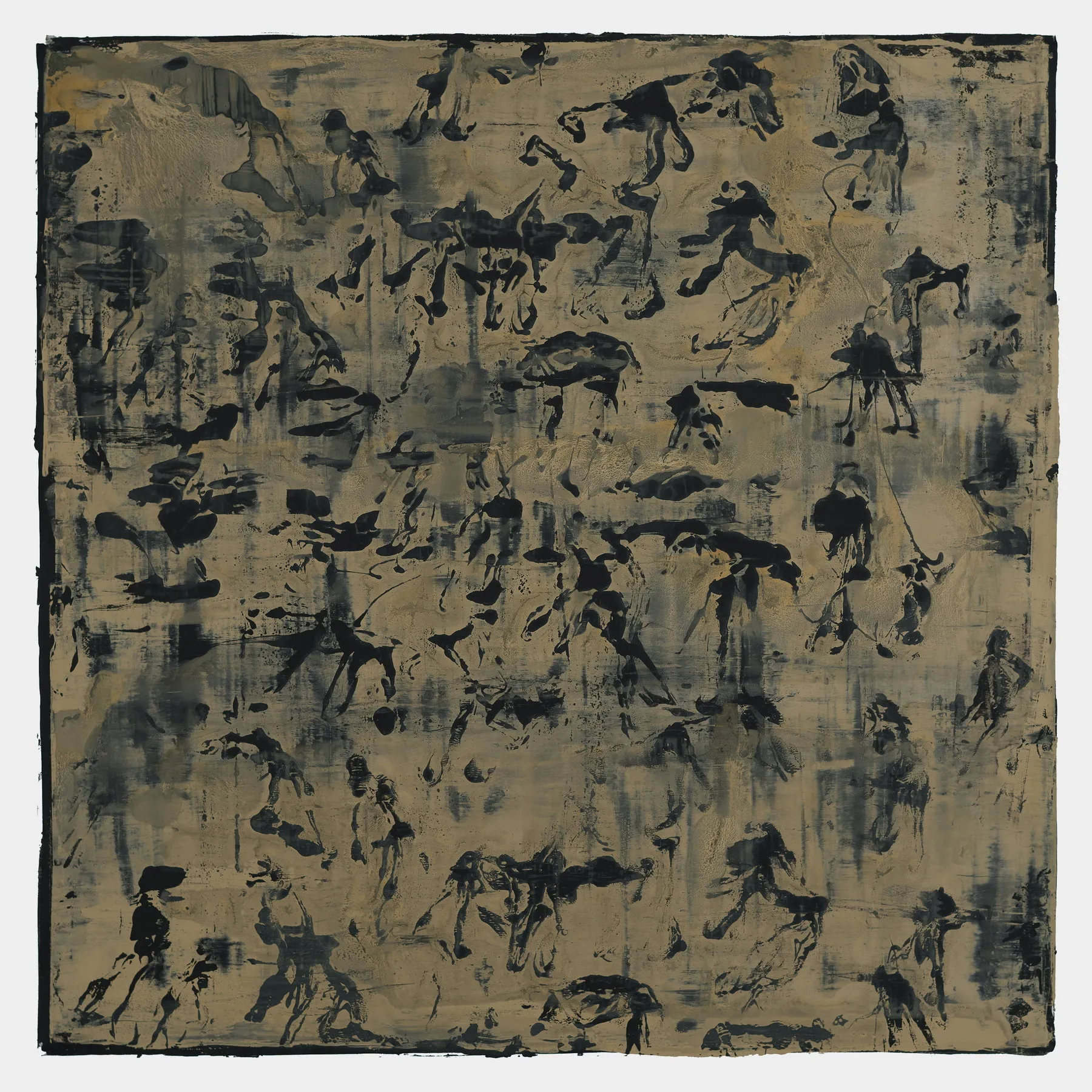 L'âge d'or, Jean Pierre Porcher, 2018, Acrylic on canvas