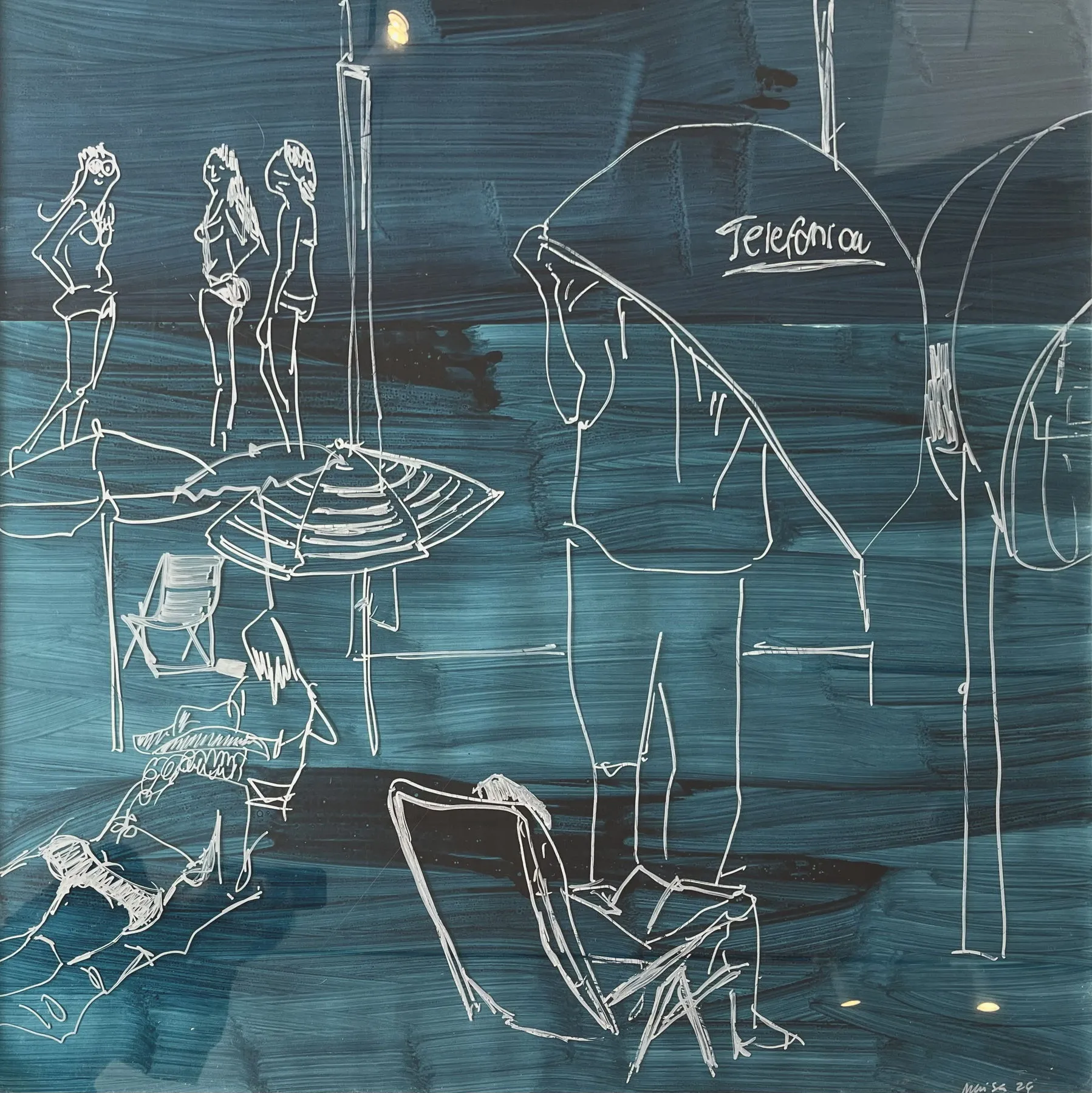 Finissage #3, Maísa Champalimaud, 2026, Acrylic on acrylic on paper