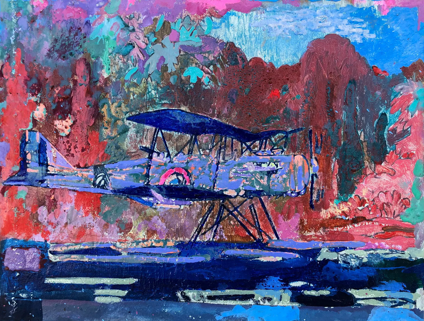 Untitled (223-21), João Cristóvão, 2020, Oil on wood