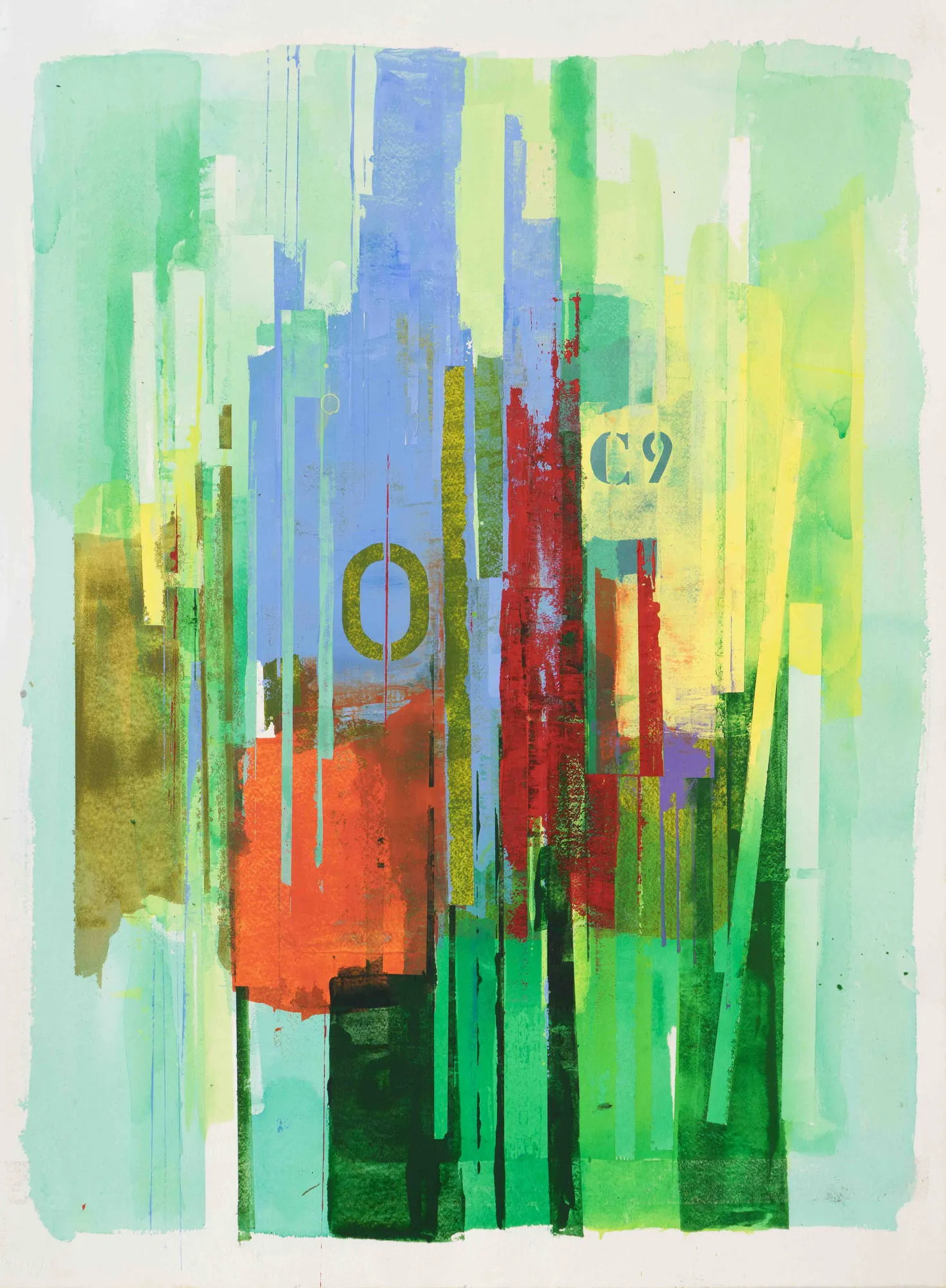 Untitled (296-14), Victor Costa, 2024, Acrylic on paper