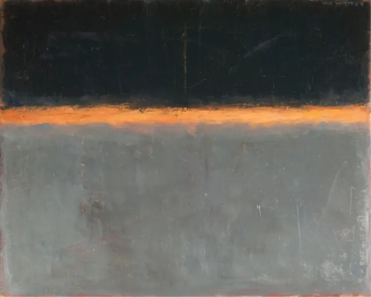 A.P.20-395 (Horizonte Negro), Branislav Mihajlović, 2020, Oil on canvas