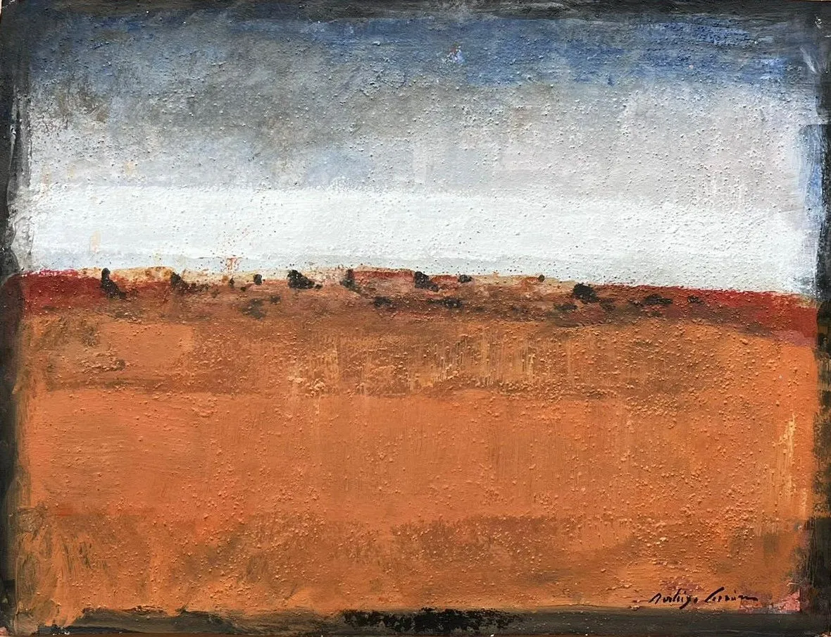 Ville Rouge II, Rodrigo Ferreira, 2025, Oil on paper
