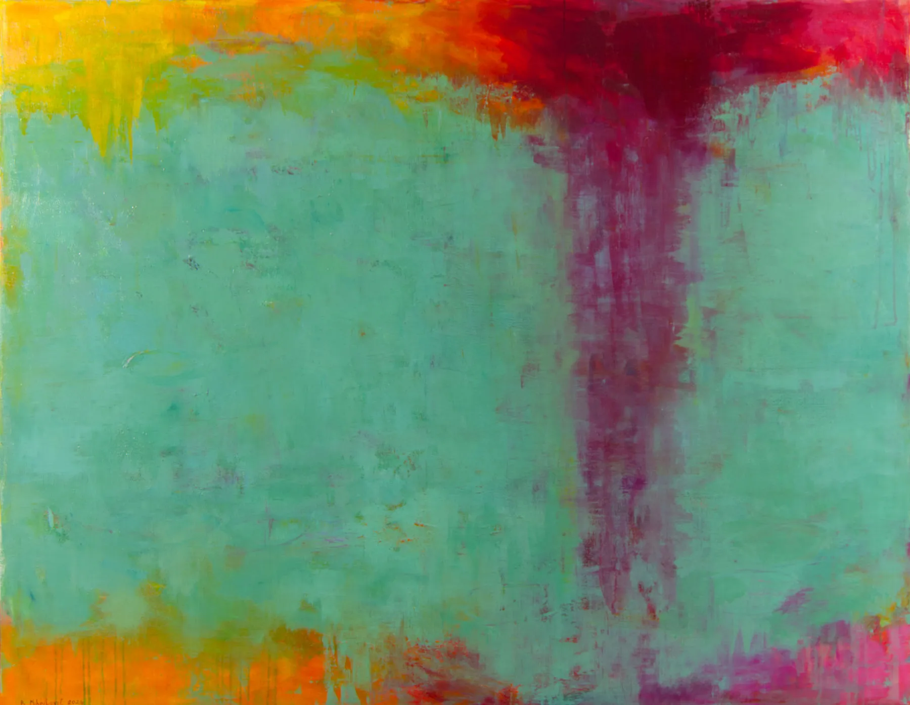 A.P.26-720, Branislav Mihajlović, 2026, Oil on canvas