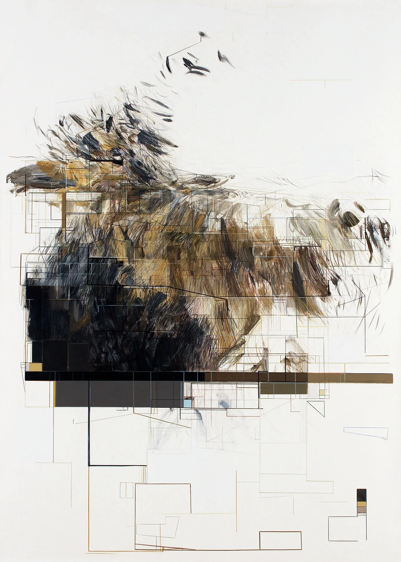 ISNESS #02, Susana Chasse, 2024, Mixed media on paper