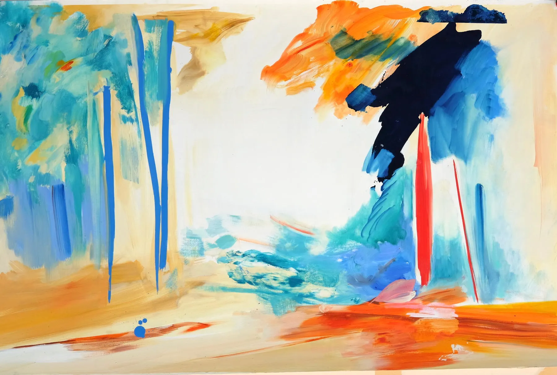 Ser-paisagem IV, Ana Sério, 2019, Oil on paper