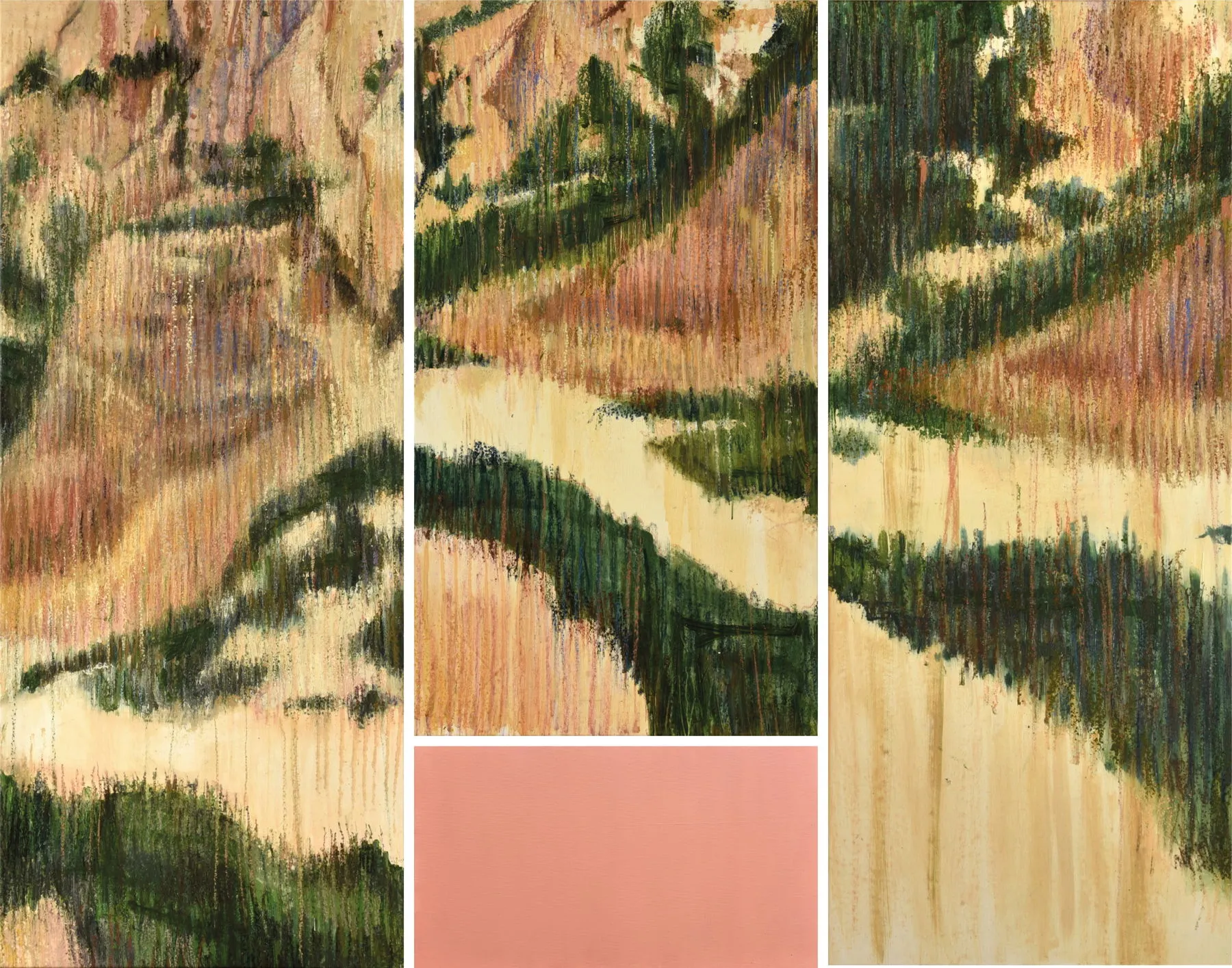 Untitled (232-06), Stefanie Pullin, 2020, Mixed media on canvas