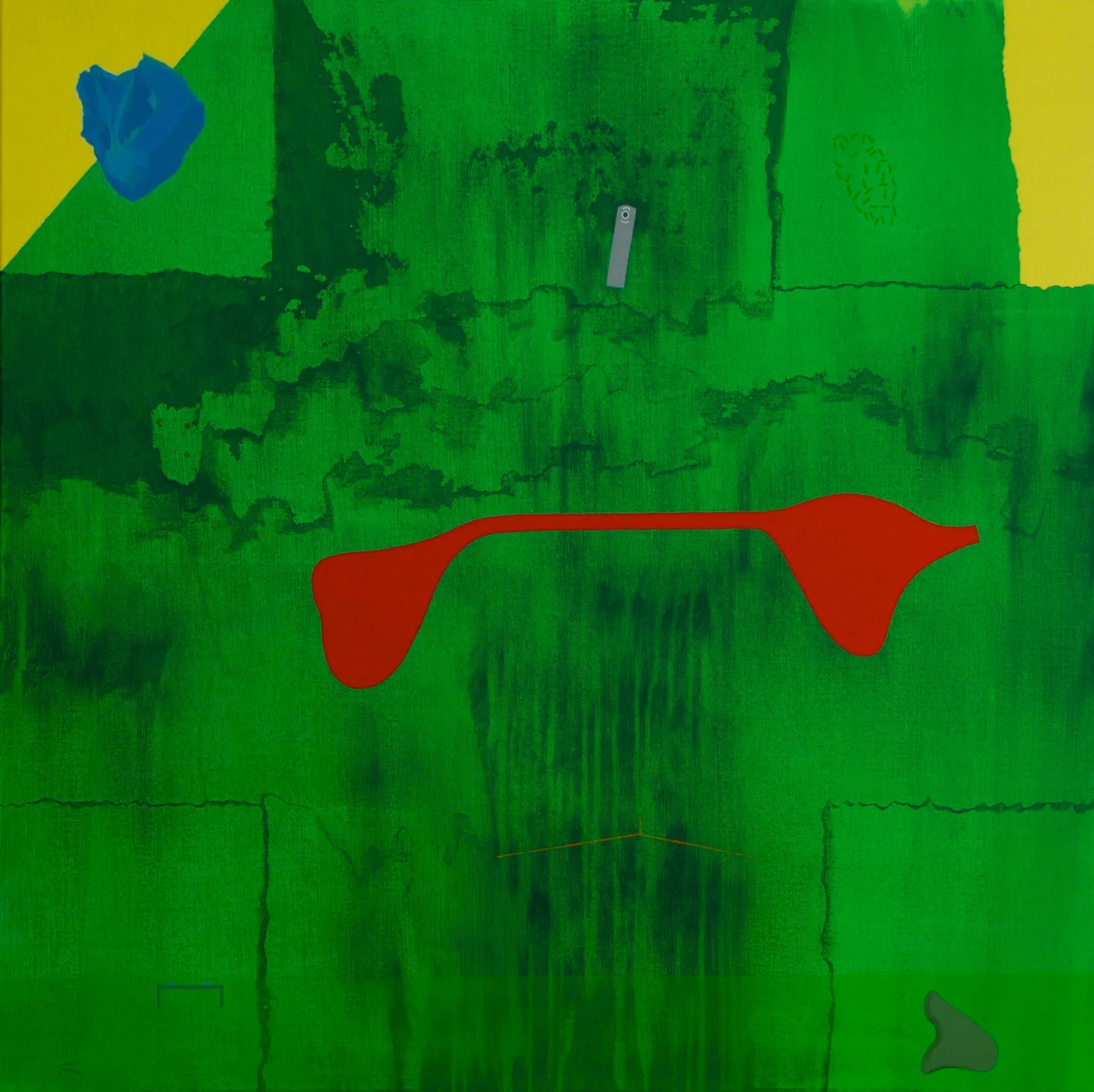 cruz catalã para Jean-Michel, Fala Mariam, 2009, Acrylic on canvas