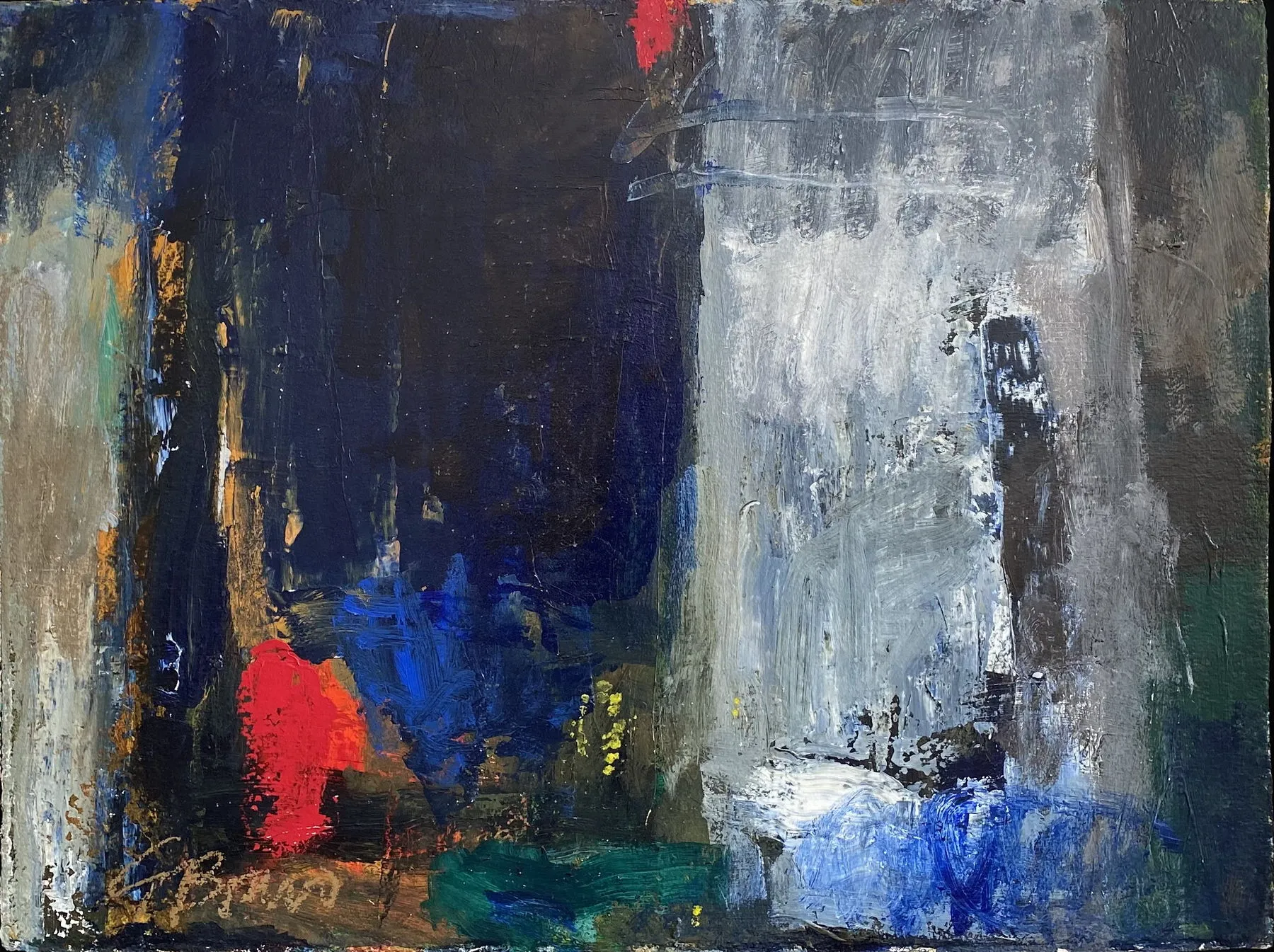 Untitled (P104-31), González Bravo, 2022, Oil on paper