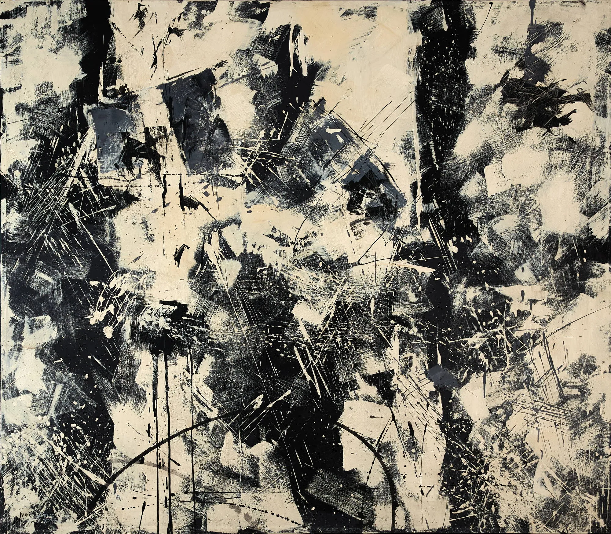 Untitled (292-01), Nuno Santiago, 2025, Mixed media on canvas