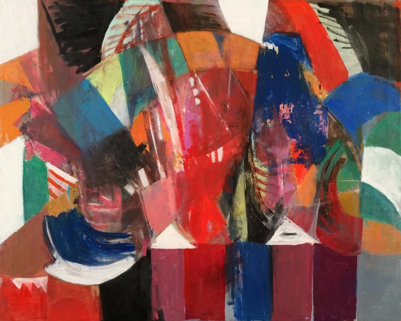 Hidden (corridors), Deolinda Fonseca, 2016, Oil on canvas