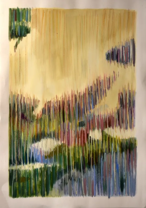 Untitled, Stefanie Pullin, 2021, Mixed media on paper