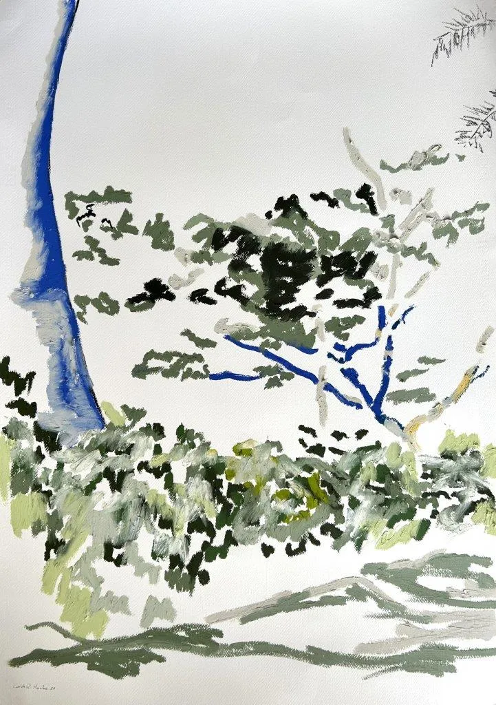 Untitled (264-22), Carlota Roque Martins, 2023, Mixed media on paper