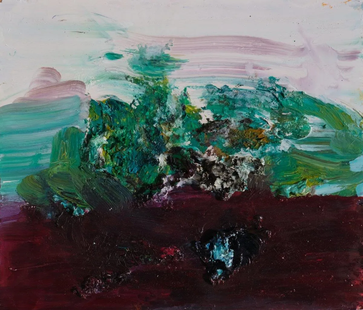 Invocação XIV, Ana Sério, 2022, Oil on MDF