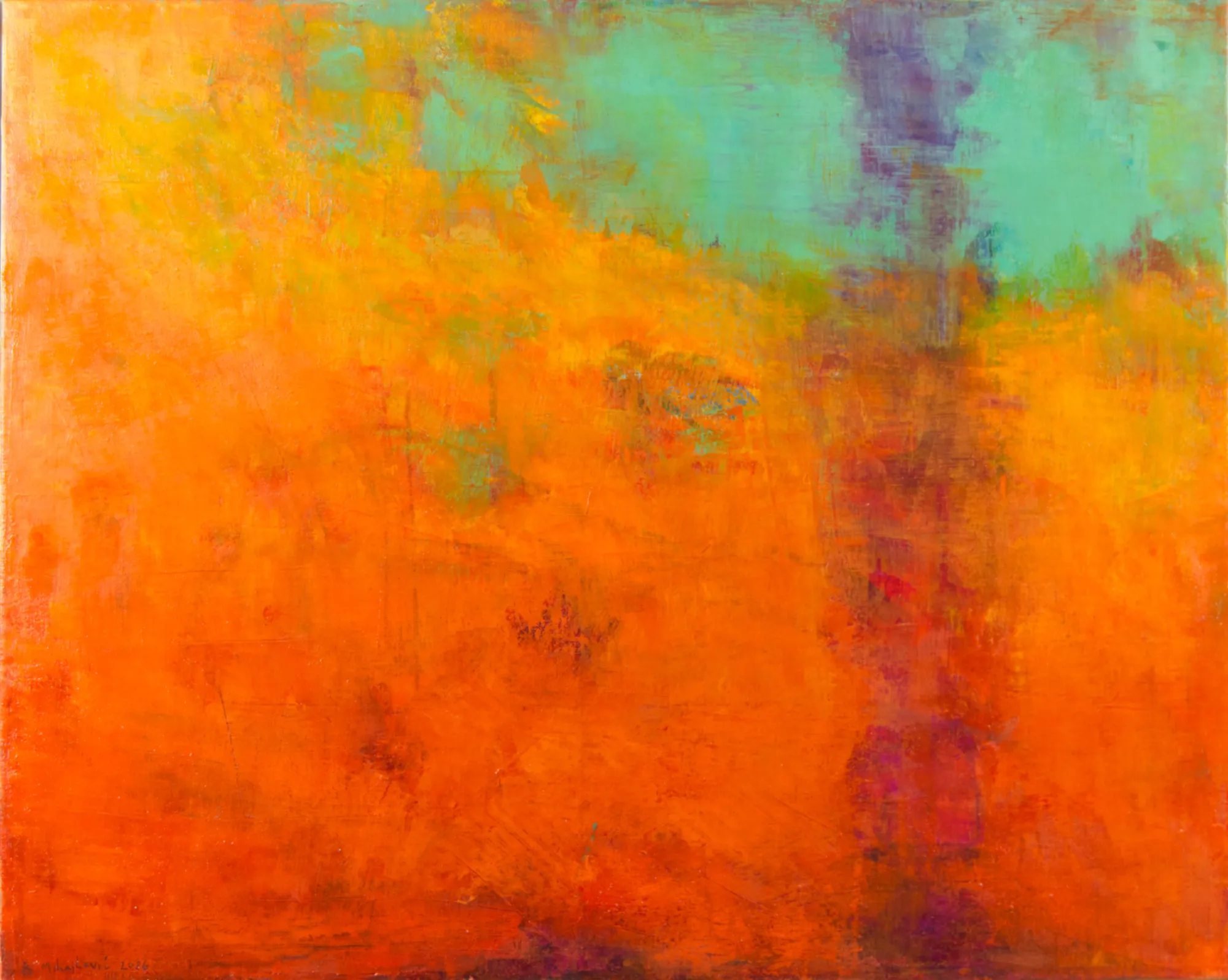 A.P.26-696, Branislav Mihajlović, 2026, Oil on canvas