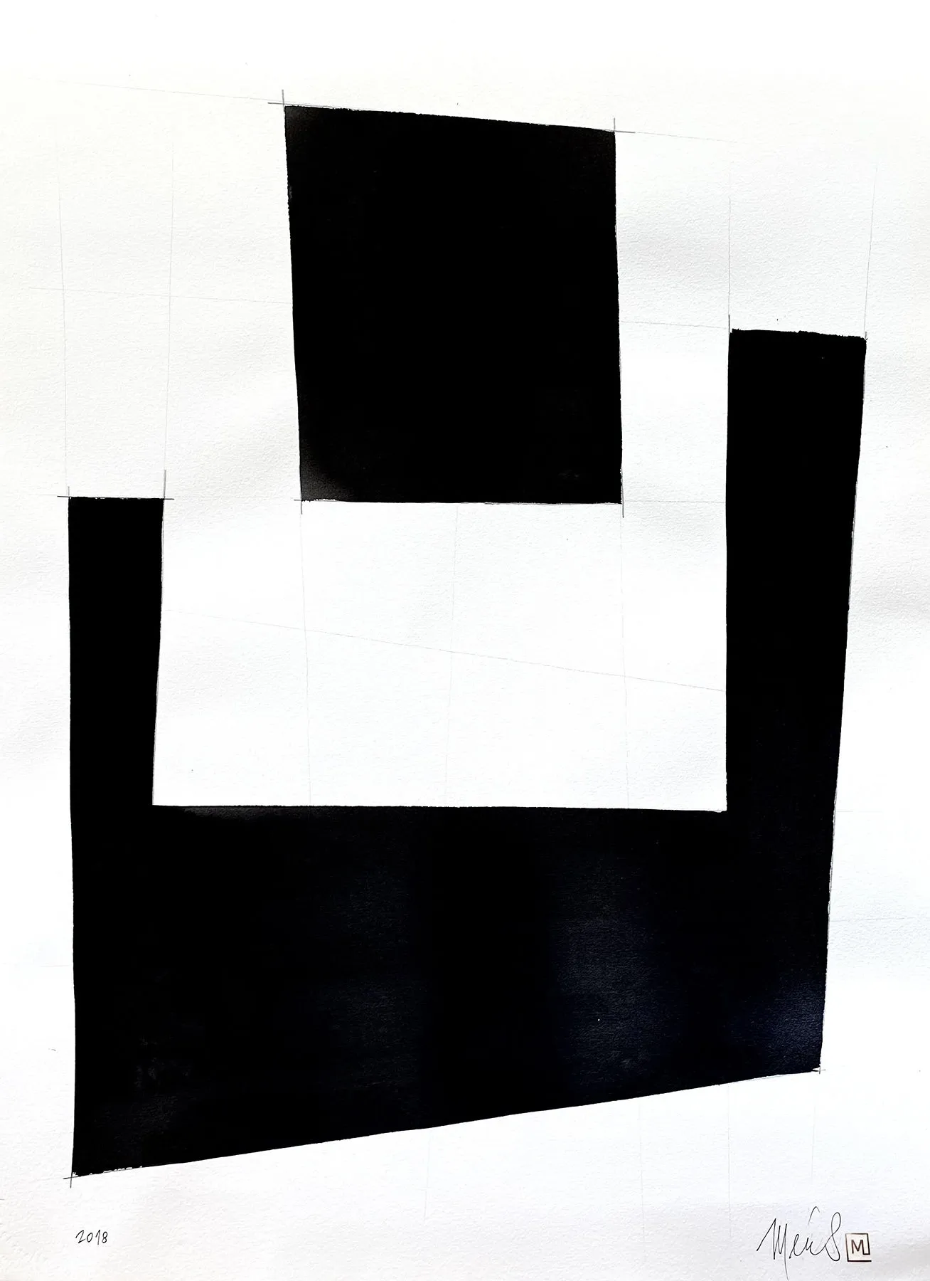 Série Herencia (262-33), Gustavo Mendez-Lizka, 2018, Mixed media on paper