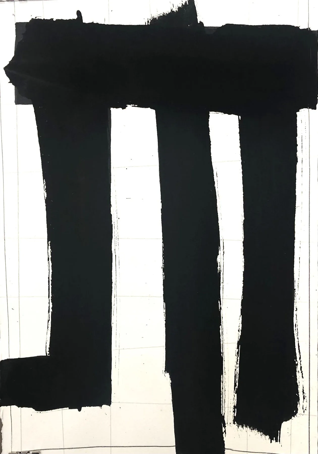 La Frontera de la Inquietud (262-46), Gustavo Mendez-Lizka, 2021, Mixed media on paper