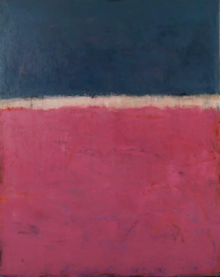 A.P.23-586 (Púrpura), Branislav Mihajlović, 2023, Oil on canvas