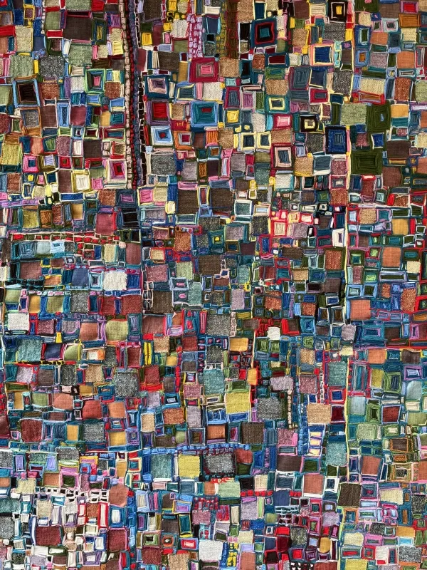 Untitled (280-01), Isabel Torres, 2024, Mixed media on canvas