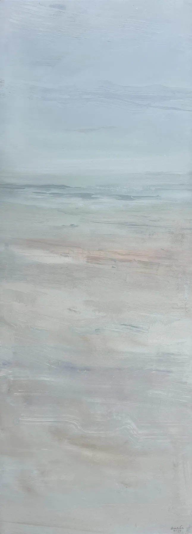 Untitled (282-13), Paulo Barreiros Cardoso, 2024, Oil on paper on aluminium