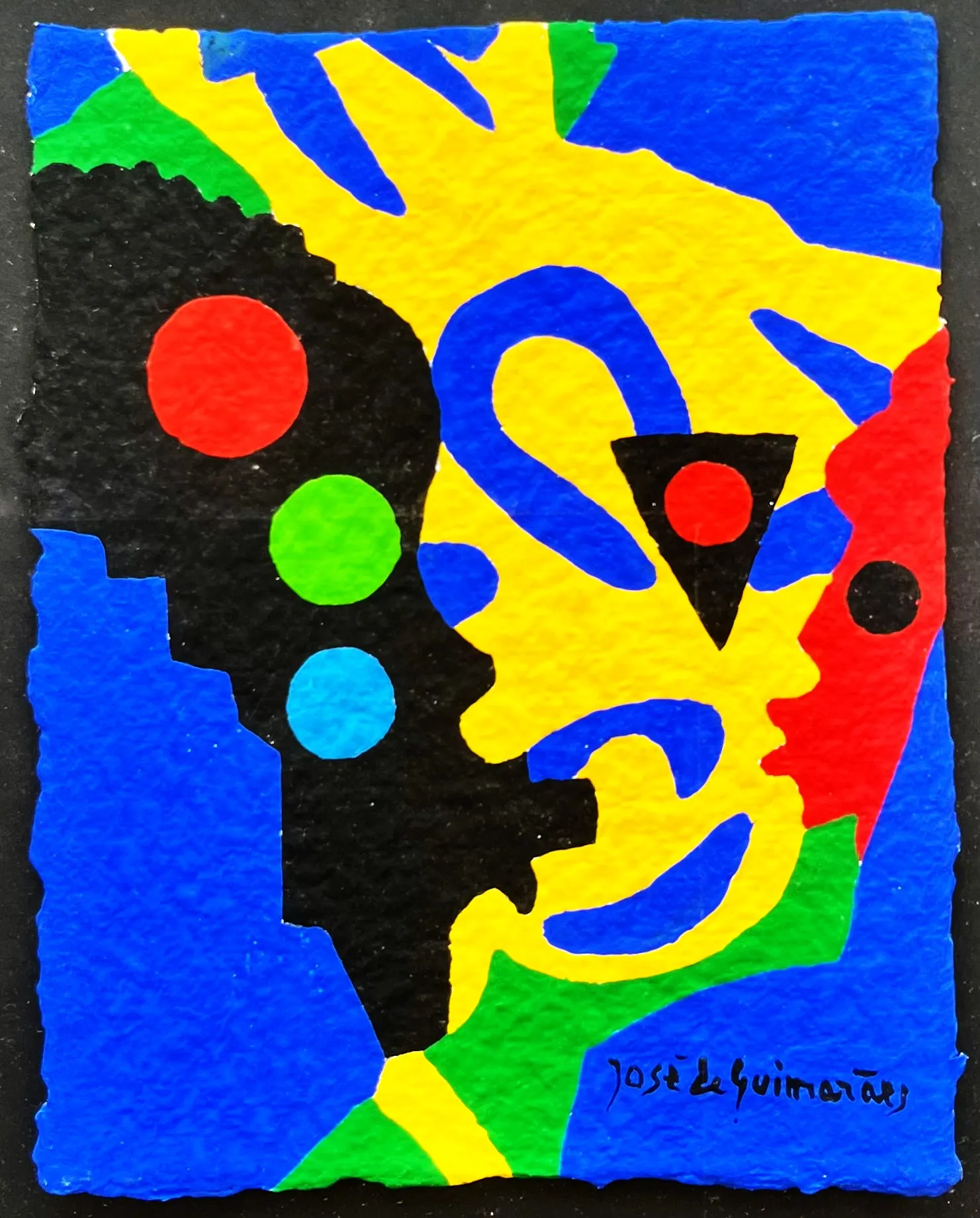 Untitled, José de Guimarães, Gouache on paper