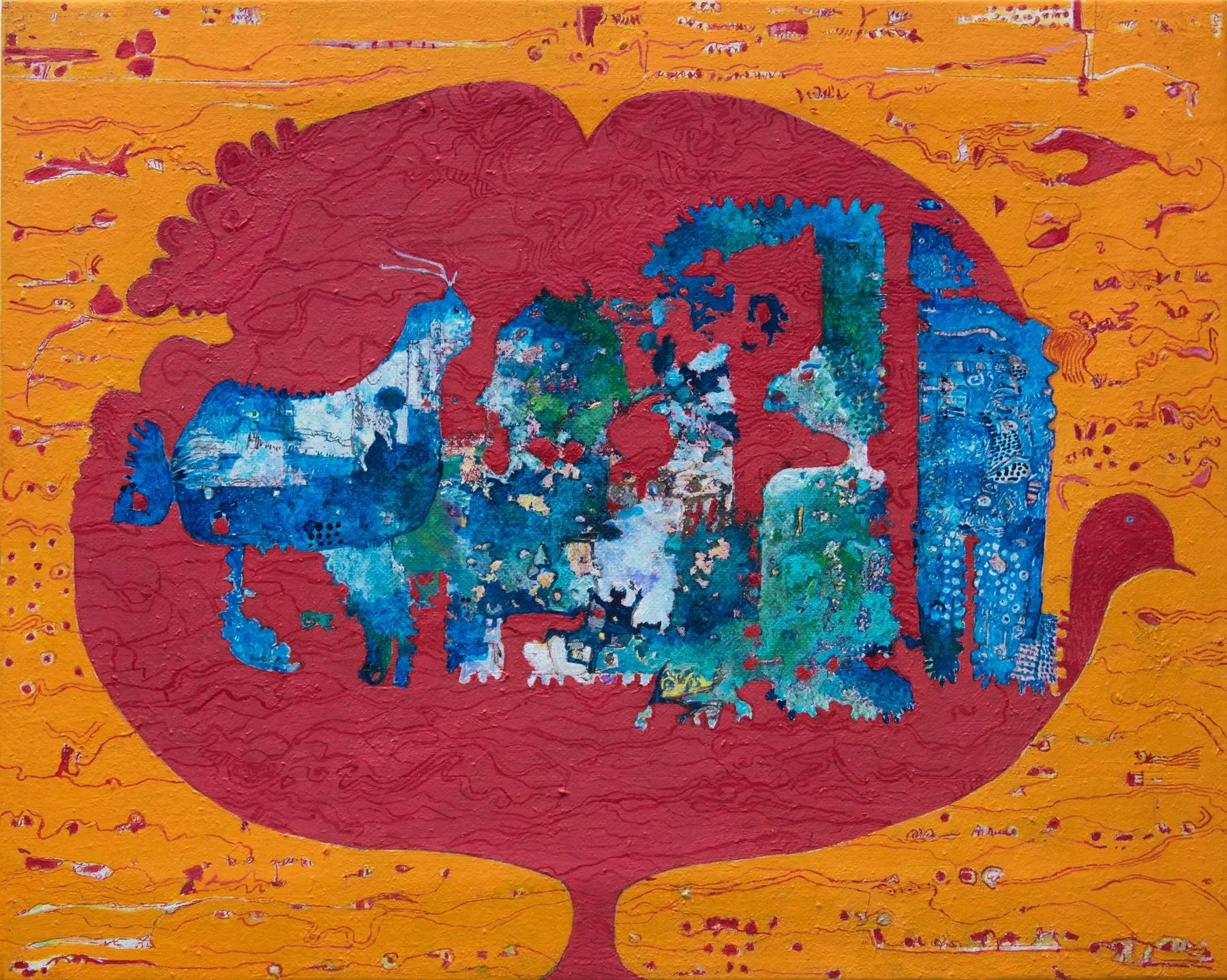Benu, Ana Maria, 2016, Oil on canvas