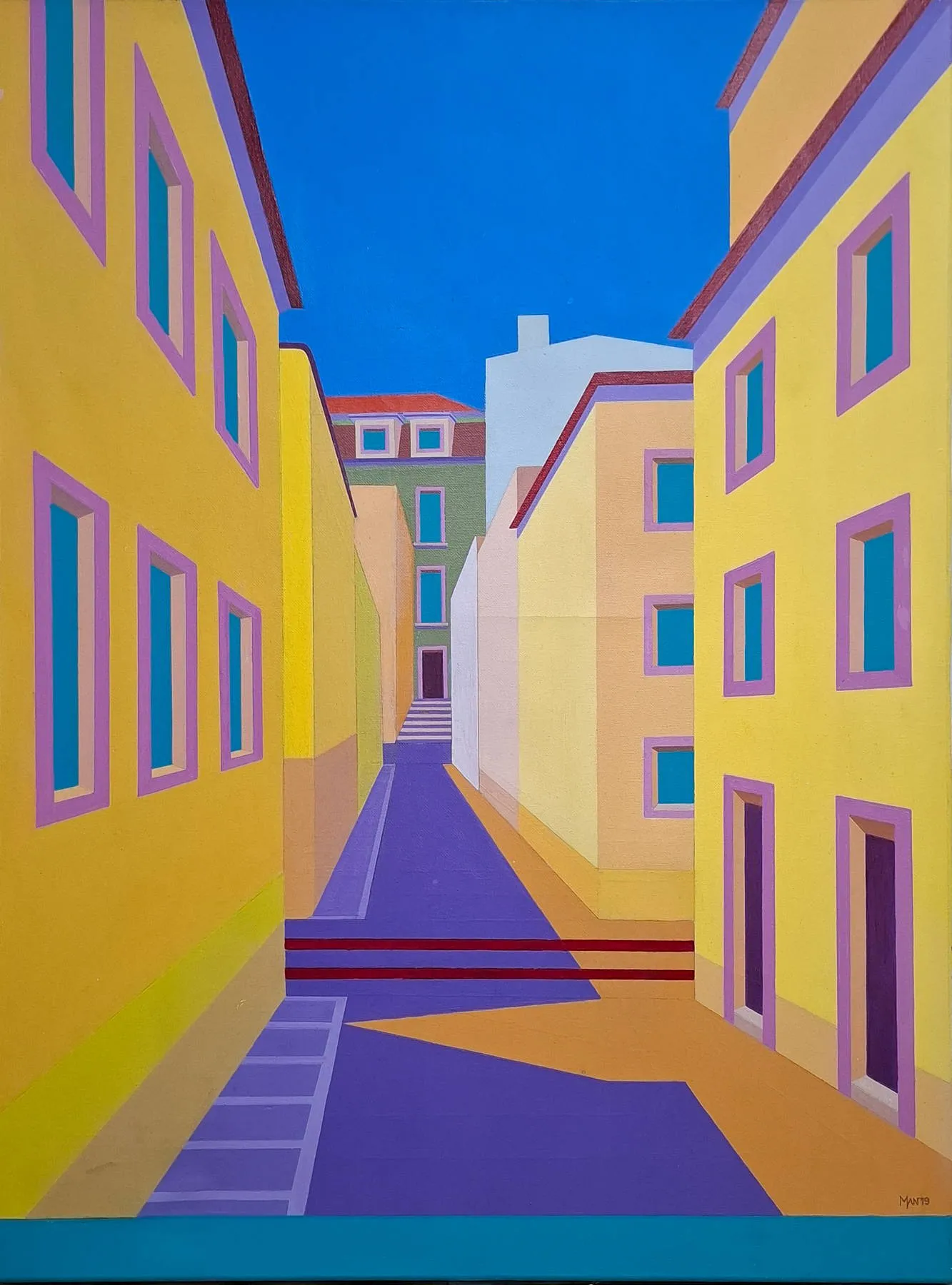 Bica II, MAN, 2019, Acrylic on canvas