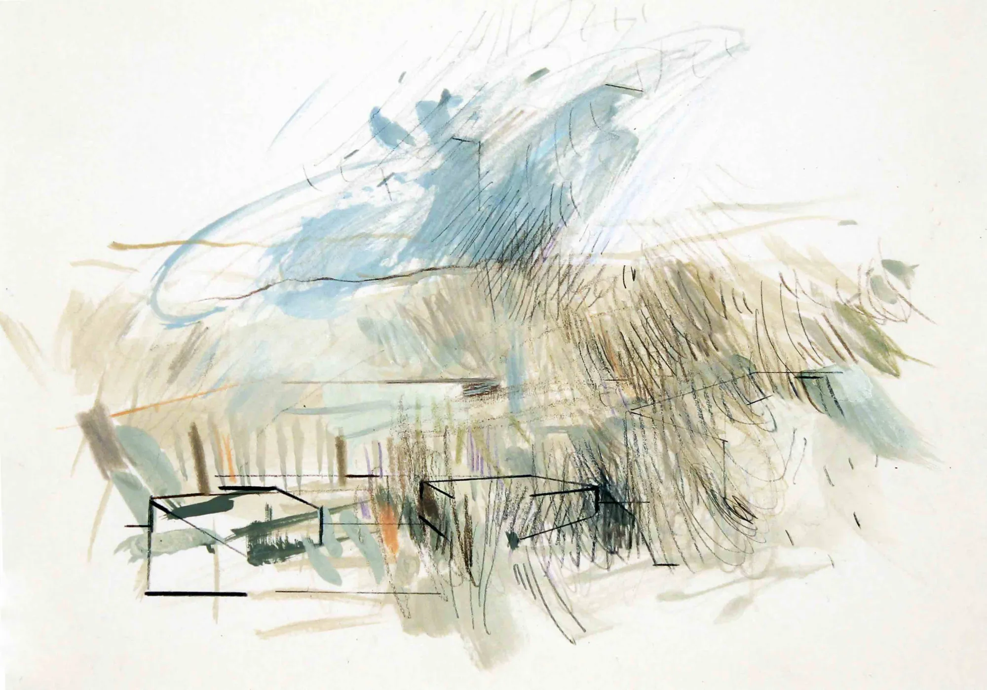ISNESS #A3, Susana Chasse, 2024, Mixed media on paper