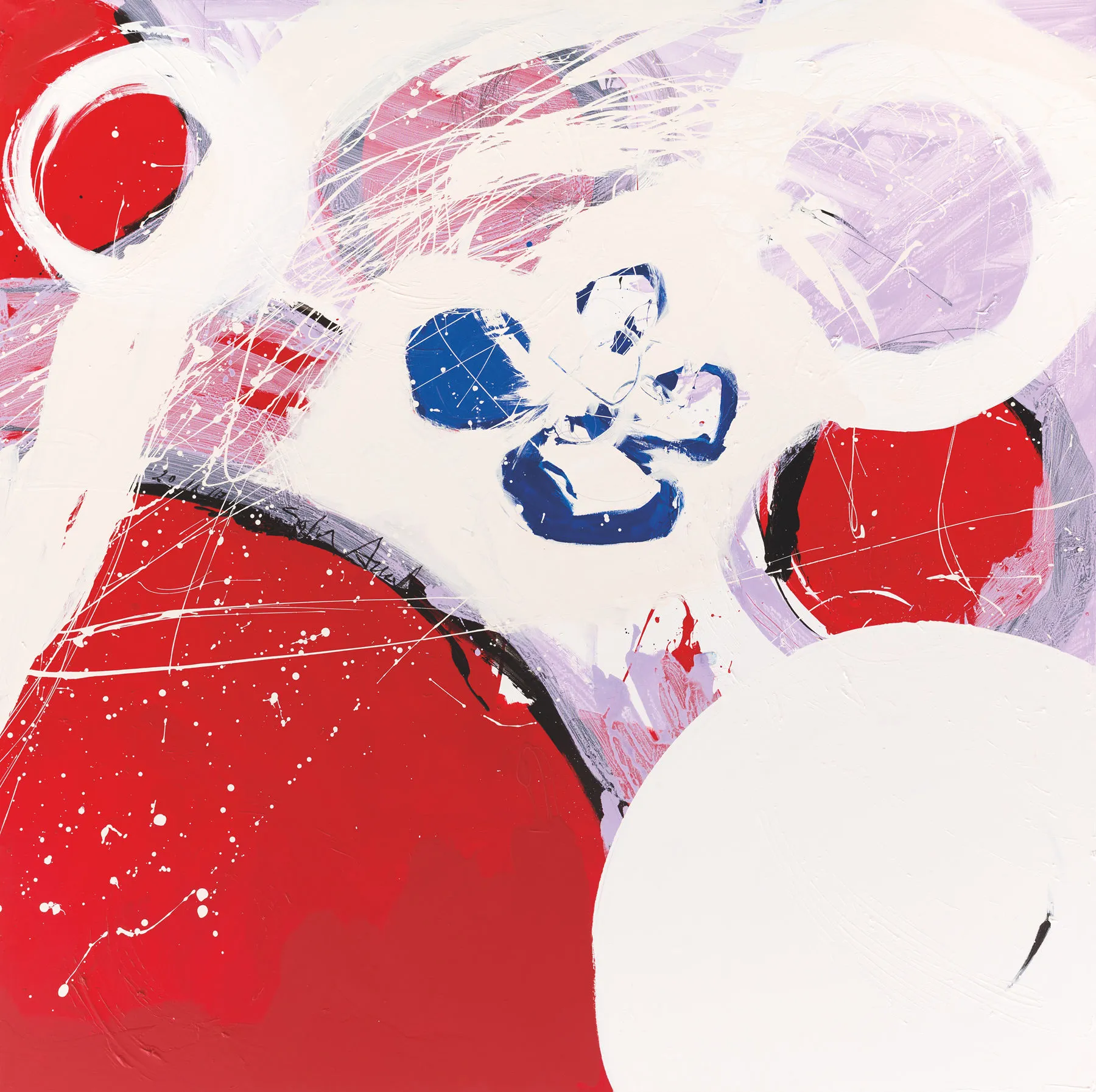 Violeta, Sofia Areal, 2018, Acrylic on canvas