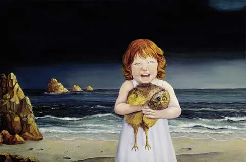 Her First Pet, Margarida Kendall, 2007, Oil on canvas