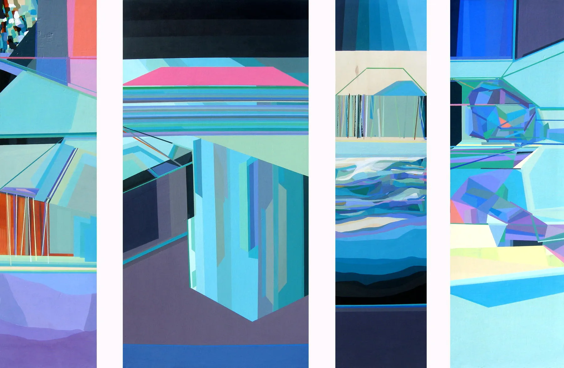 Ar Livre, Ana Pais Oliveira, 2017, Acrylic on canvas