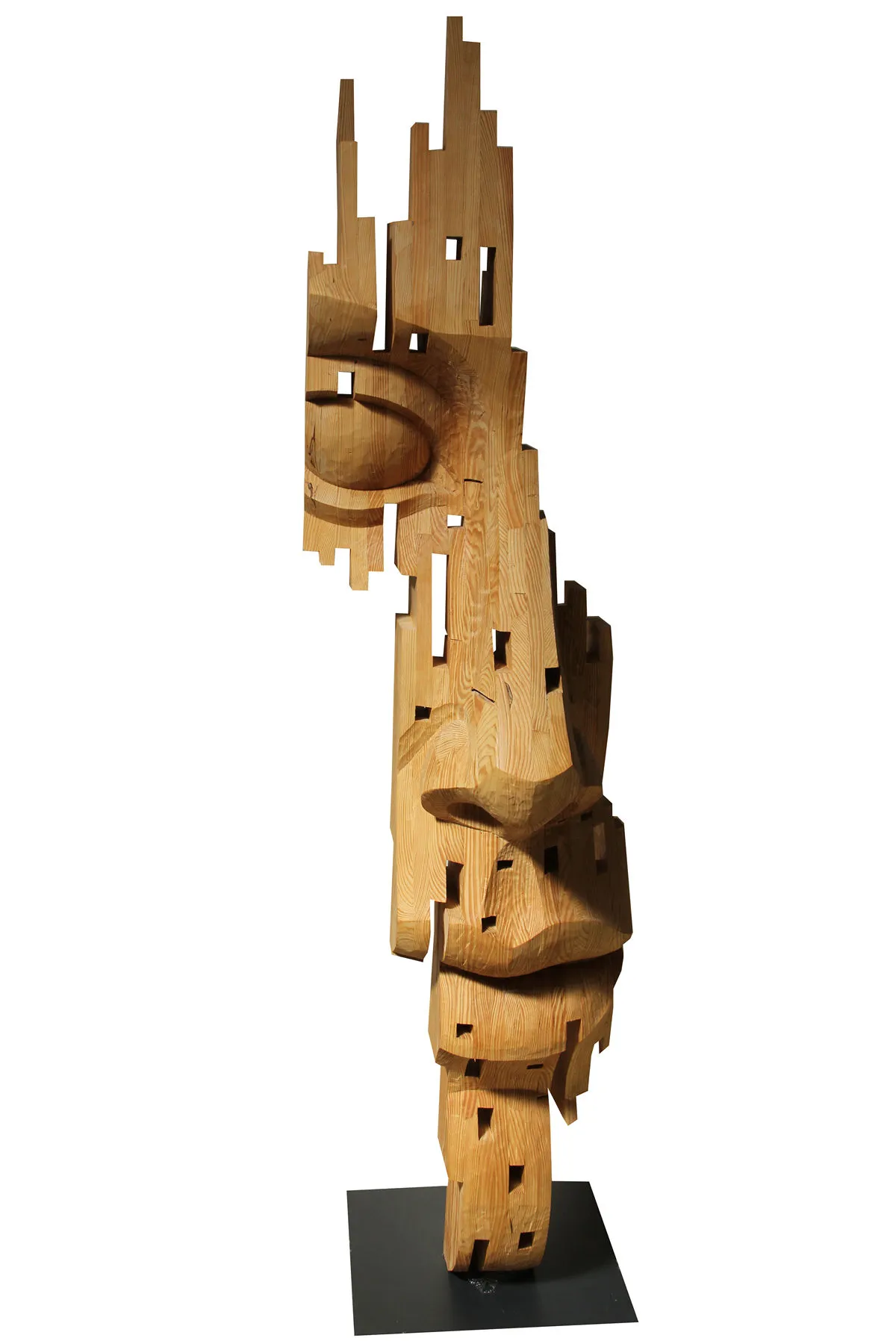 Untitled, Nogueira Lopes, 2024, Pine wood sculpture