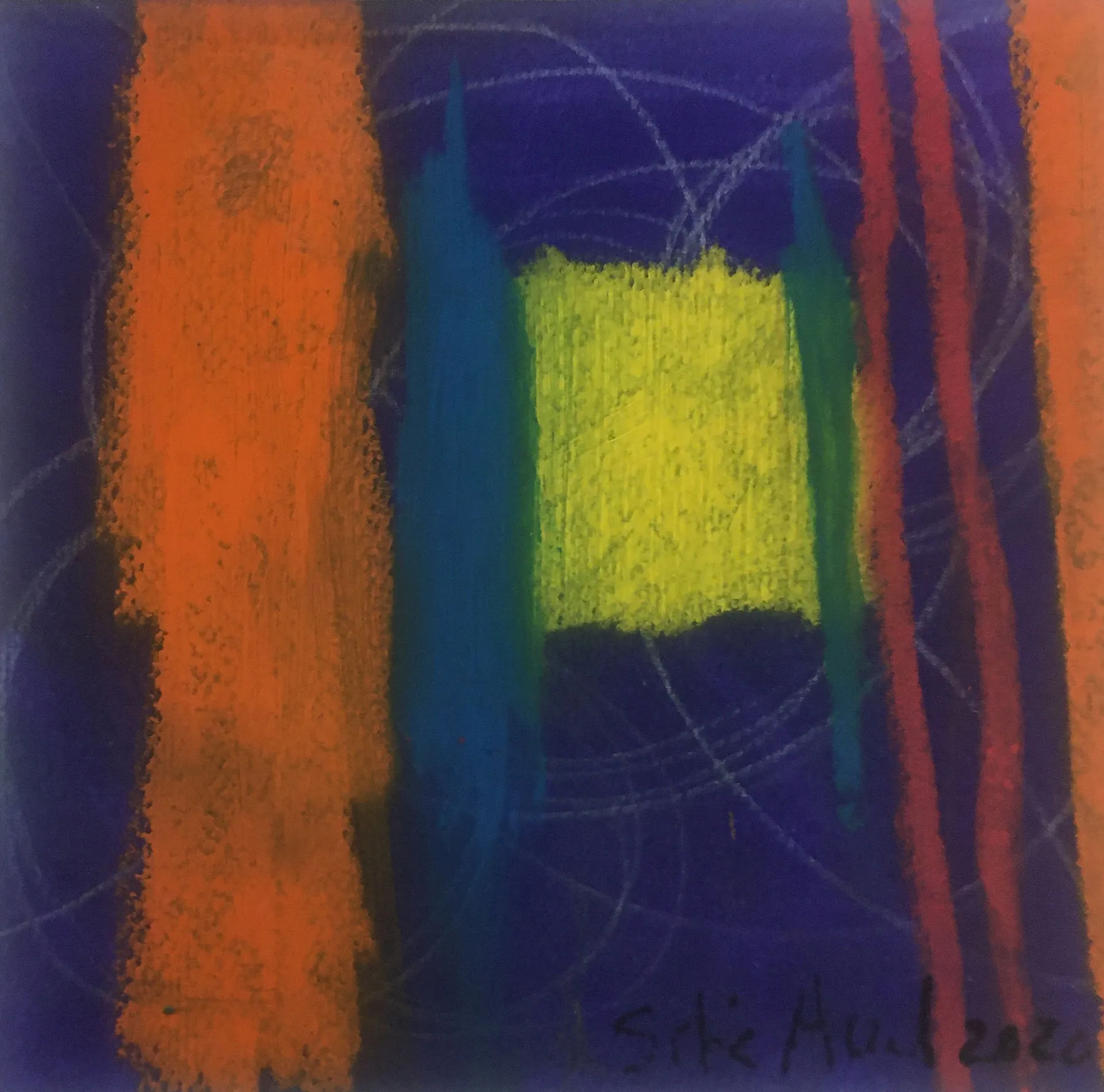 Untitled, Sofia Areal, 2020, Mixed media on paper