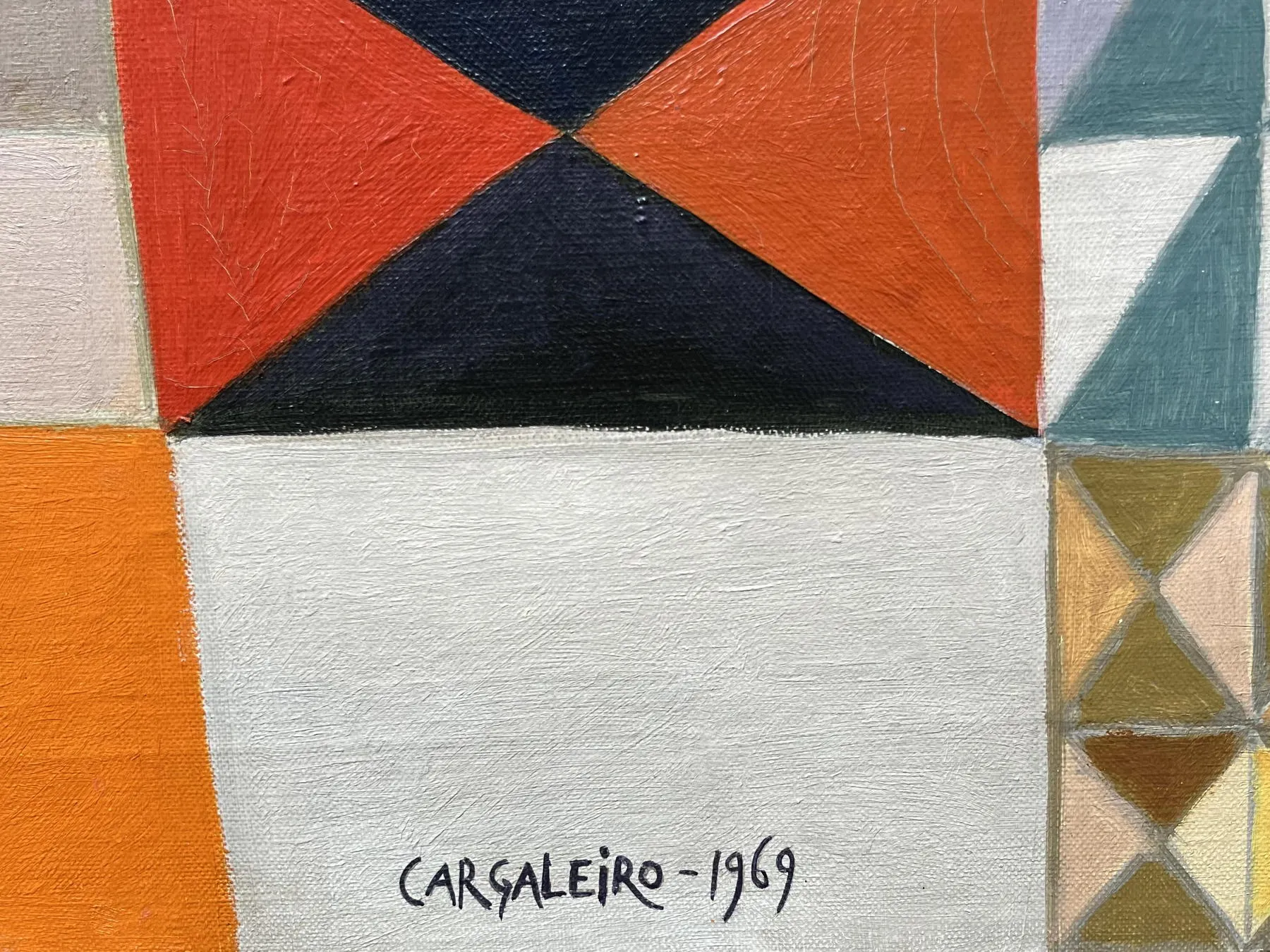 Untitled, Manuel Cargaleiro, 1969, Oil on canvas