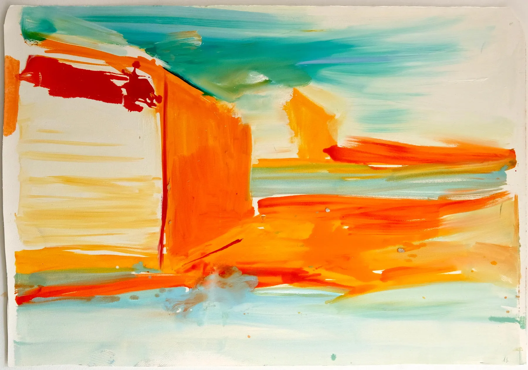 Casa da Duna I, Ana Sério, 2019, Oil on paper
